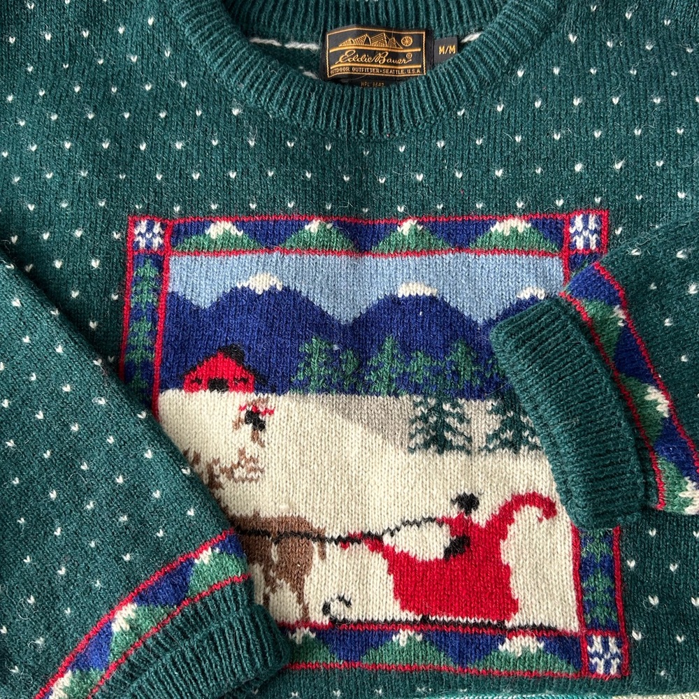 Vintage Eddie Bauer Christmas Sweater